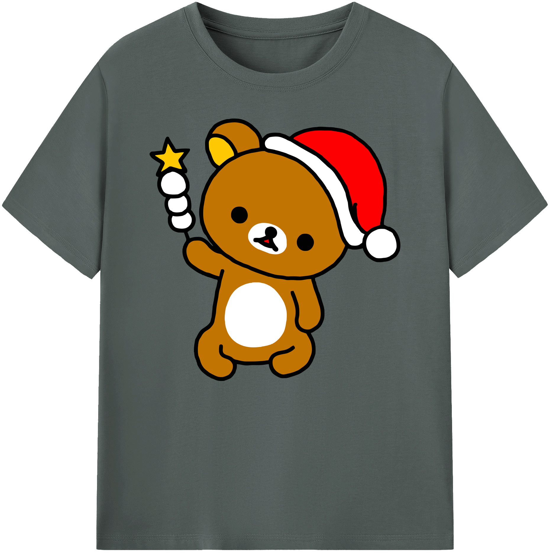 （画像用） リラックマ リラックマ キイロイトリ Rilakkuma Korilakkuma Kiiroitori 綿100％ メンズ半袖Tシャツ｜肌触りやわらか＆通気性